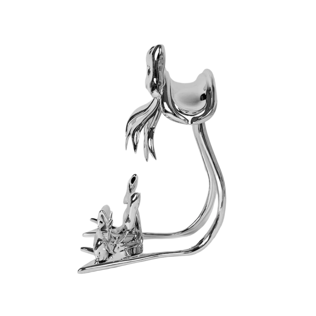 airpods max stand, bow, silver, xtended identity