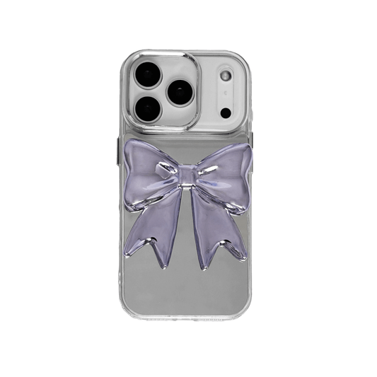 iphone case, bow, pink, silver, purple, xtended identity