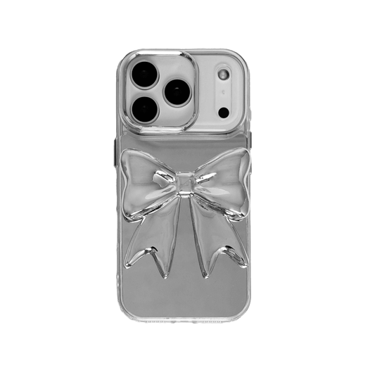 iphone case, bow, pink, silver, purple, xtended identity