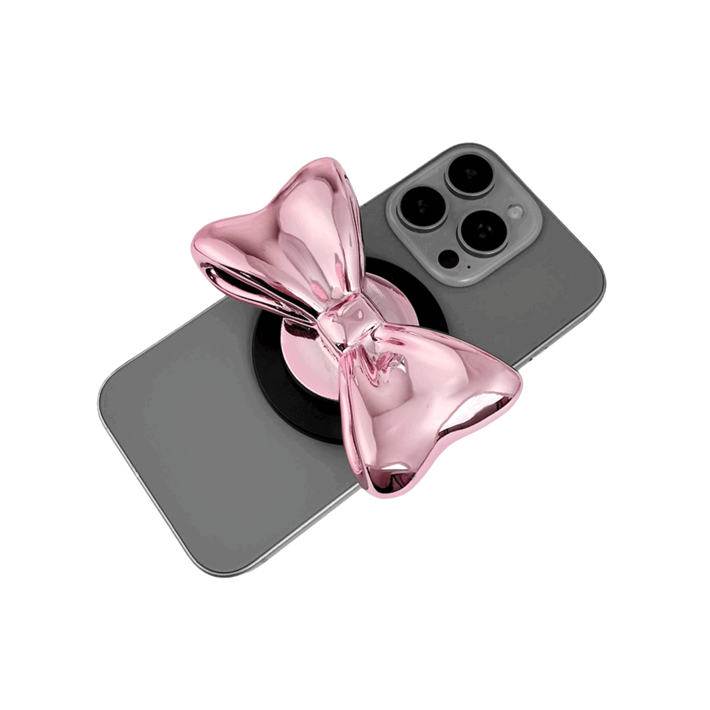 関税送料込 XTENDED iDENTiTY BOW リボン 携帯グリップ ボウフォングリップスタンド | スタイリッシュで機能的