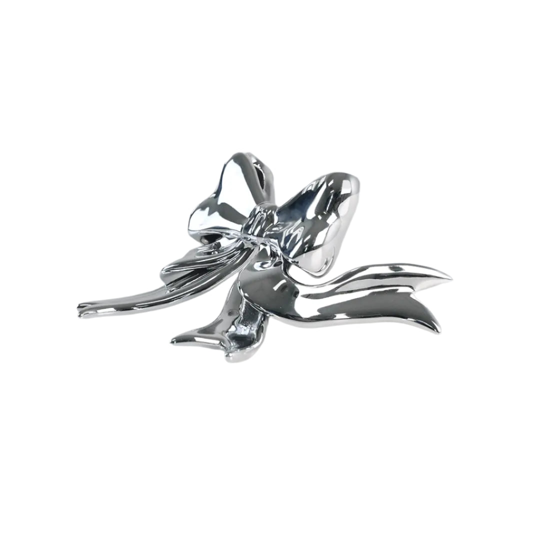 shoe accessory, bow, silver, pink, xtended identity, 3D printing