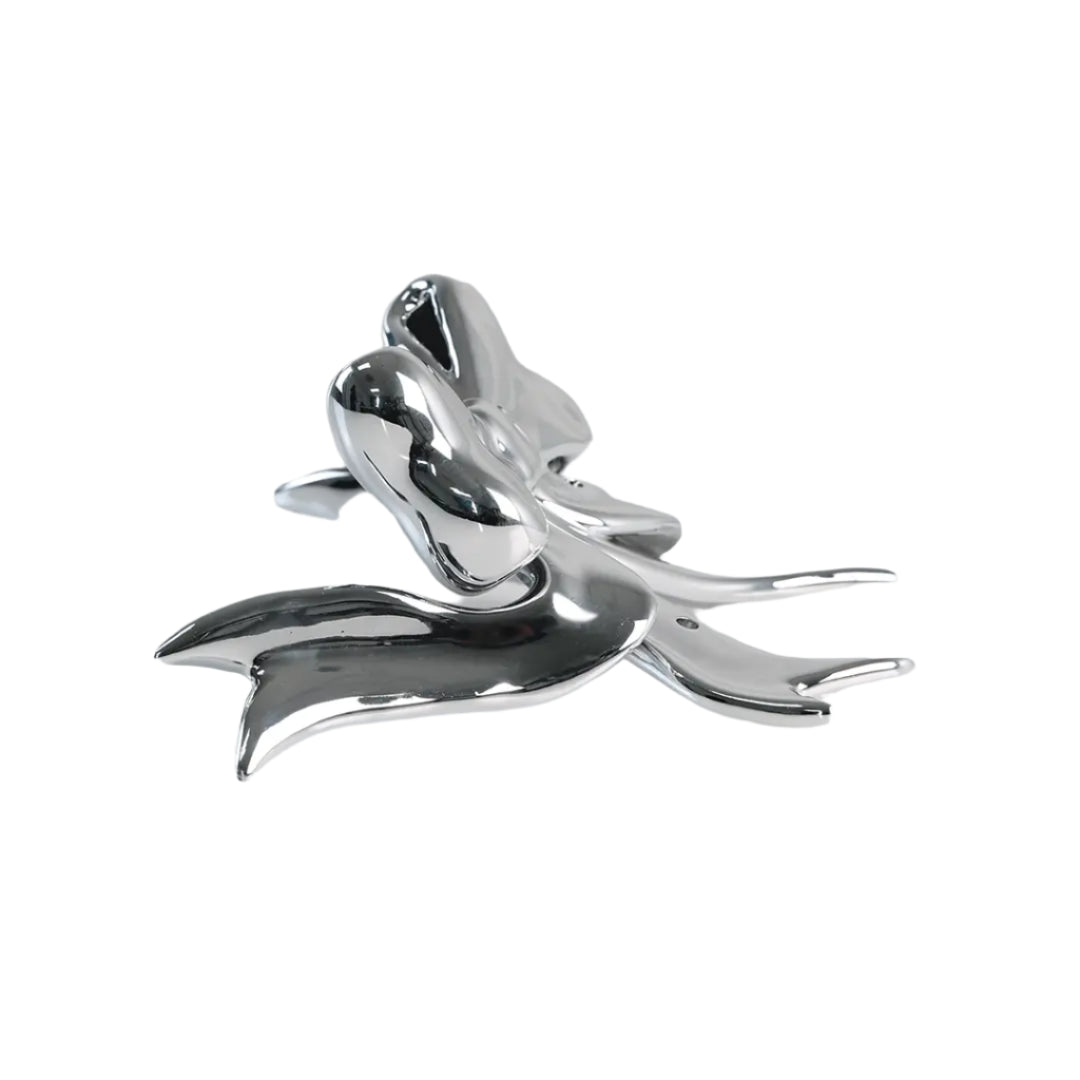 shoe accessory, bow, silver, pink, xtended identity, 3D printing