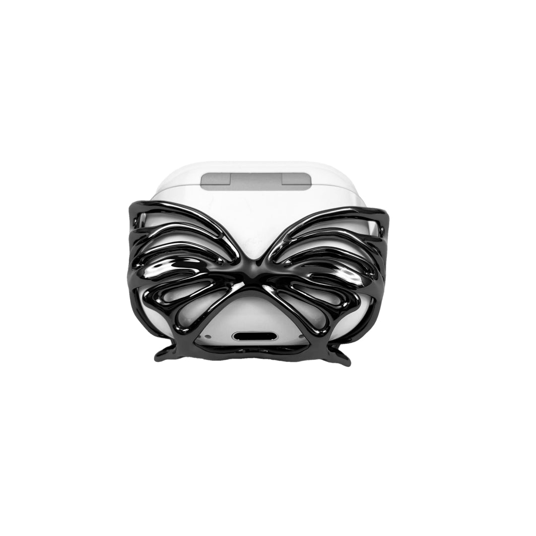 airpods cover, butterfly, sliver, gold, black, xtended identity