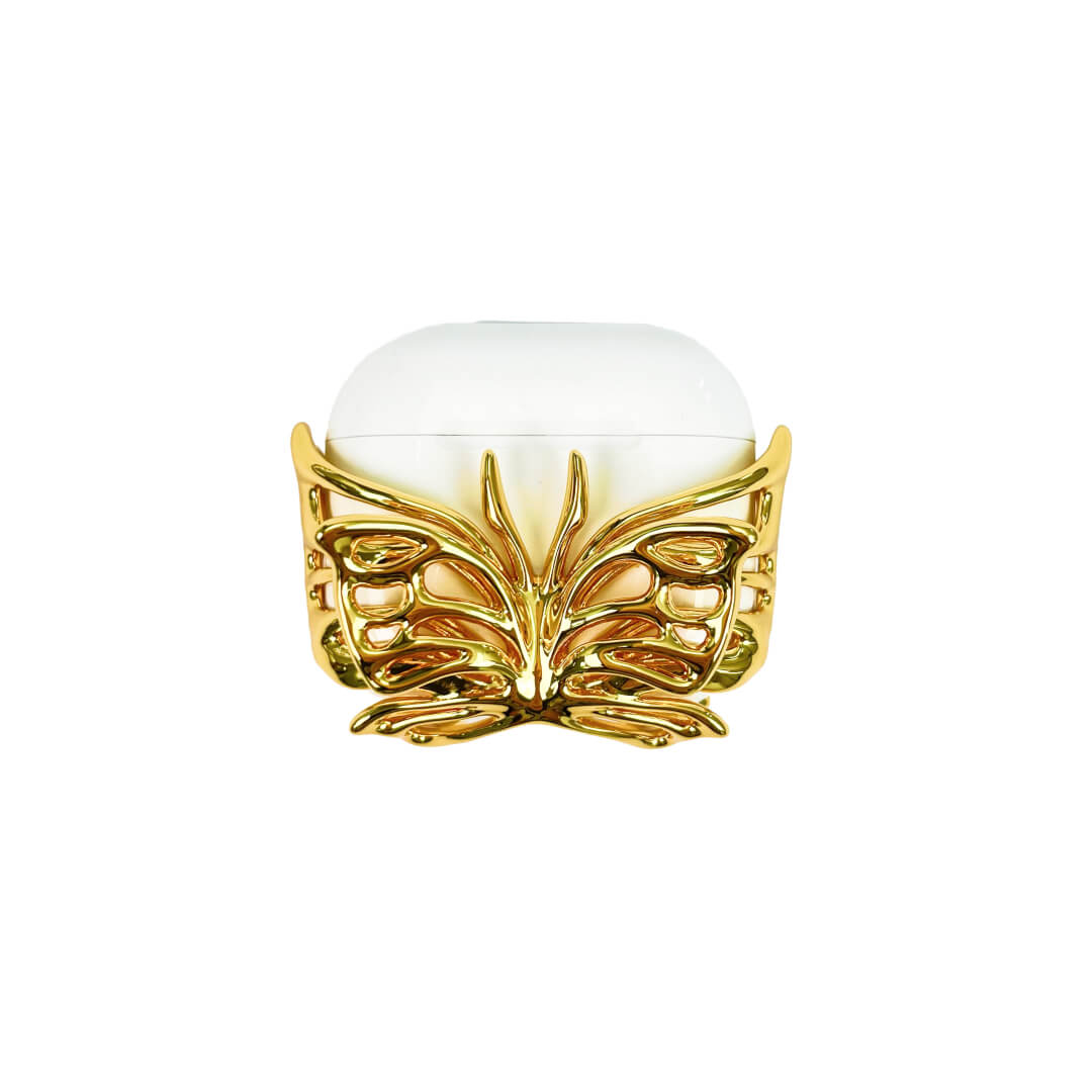 airpods cover, butterfly, sliver, gold, xtended identity