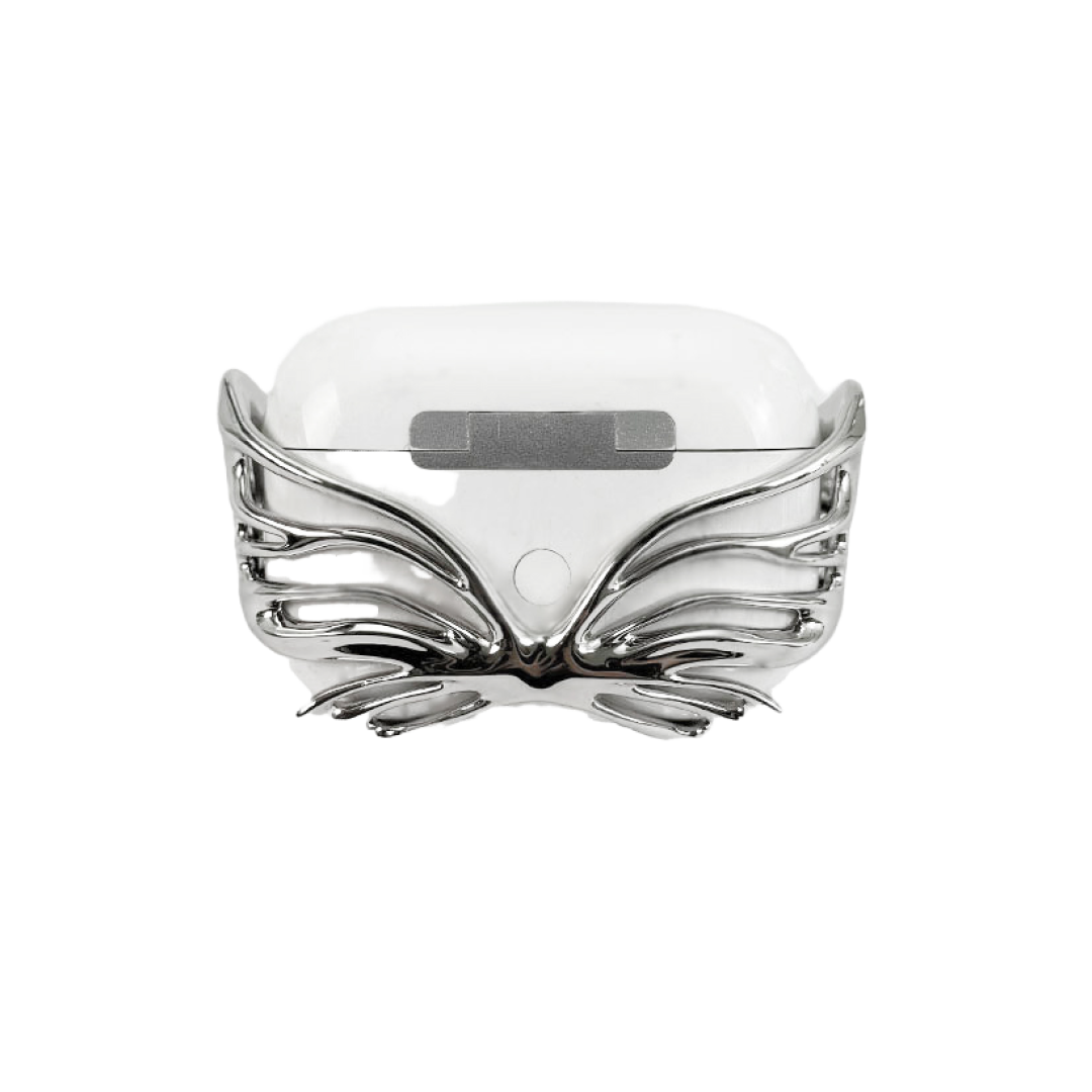 airpods cover, butterfly, sliver, gold, xtended identity