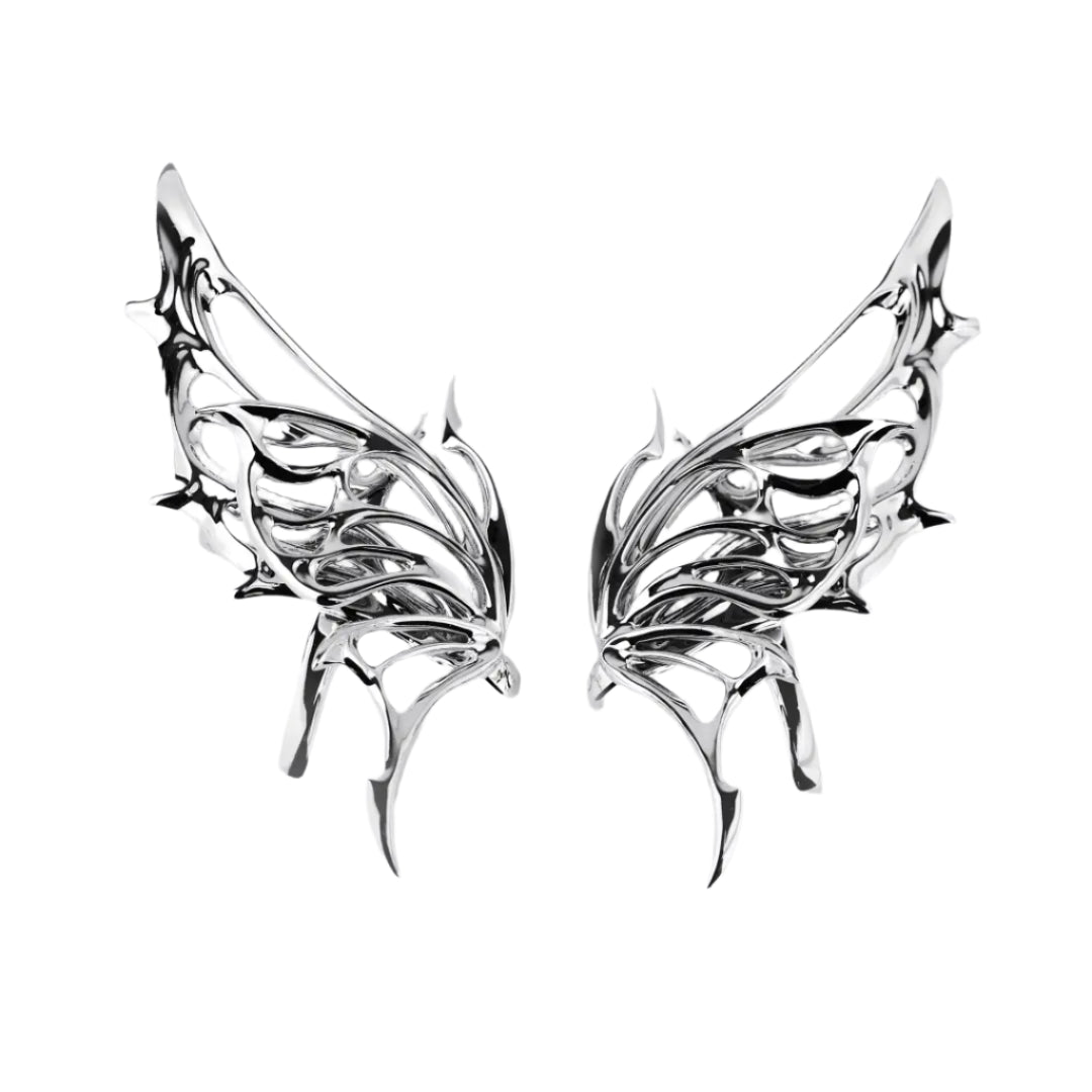 銀色の翼のヘッドフォンカバー | ファンタジー風の AirPods Max