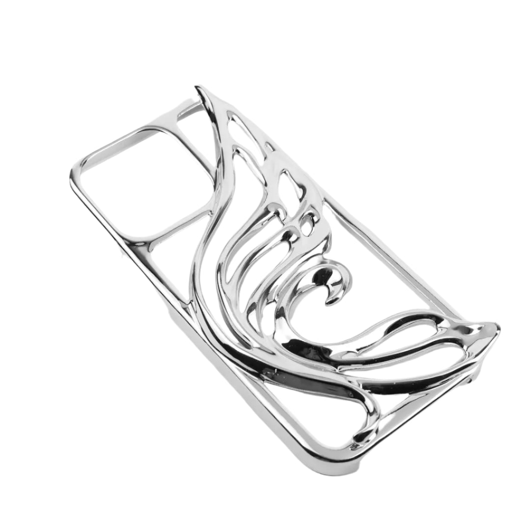 iphone case, butterfly, silver, xtended identity