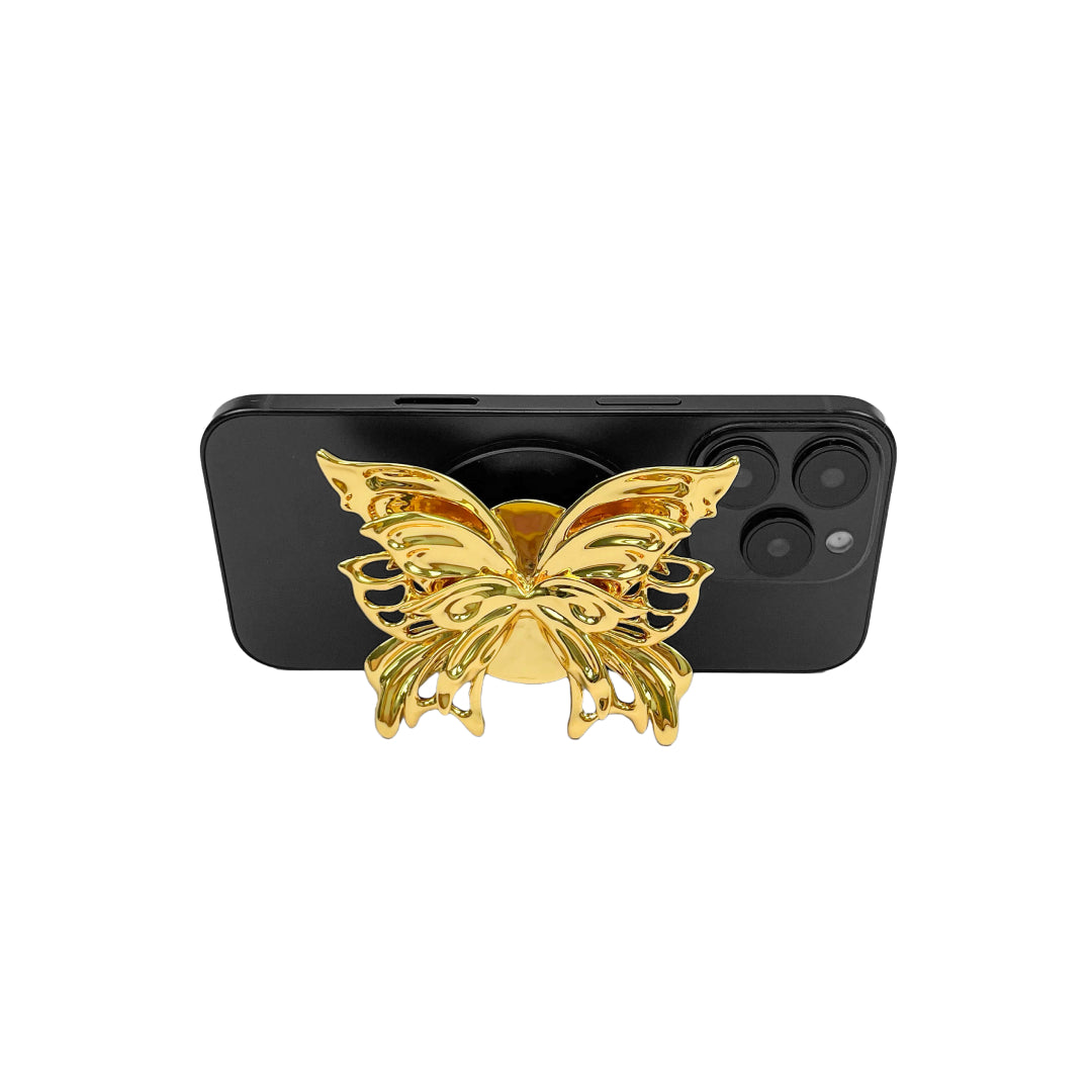 iphone grip, butterfly, silver, gold, black, xtended identity