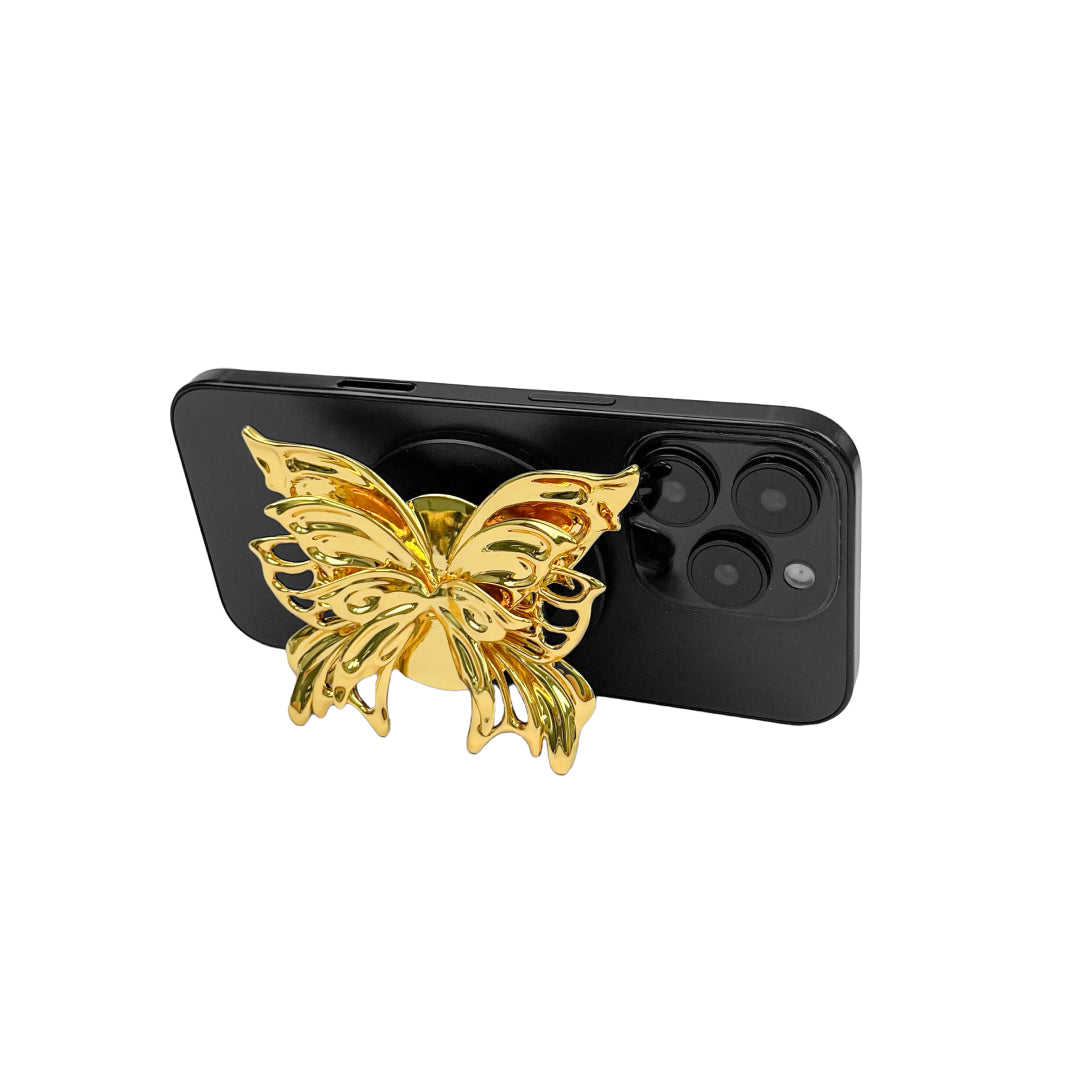 iphone grip, butterfly, silver, gold, black, xtended identity