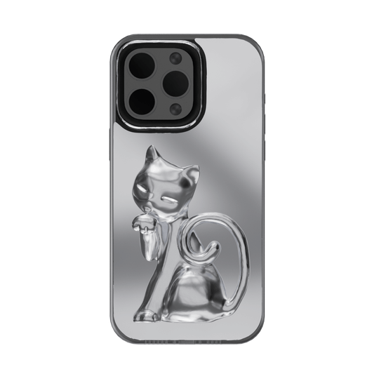 CAT LiCKiNG PAW iPHONE CASE