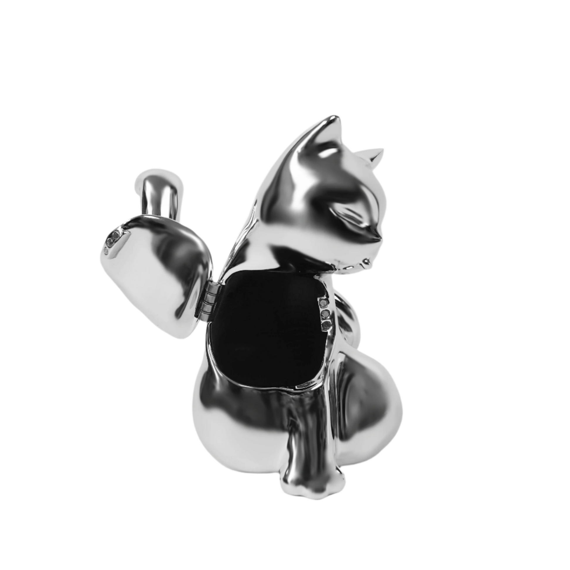 bag, cat, silver, xtended identity, 3D printing