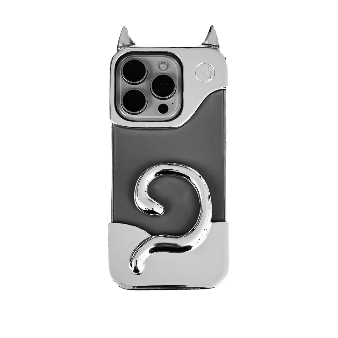 iphone case, cat, silver, xtended identity