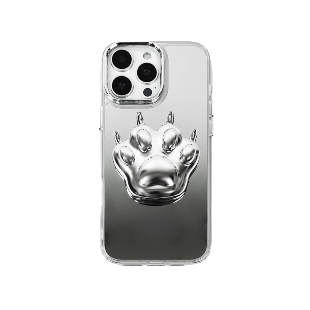 iphone case, cat, paw, silver, black, xtended identity
