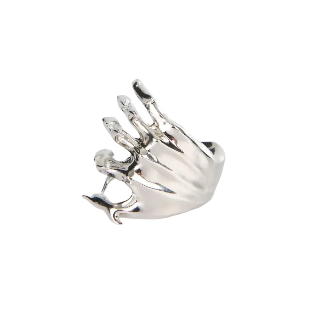 ring, clawed, silver, xtended identity