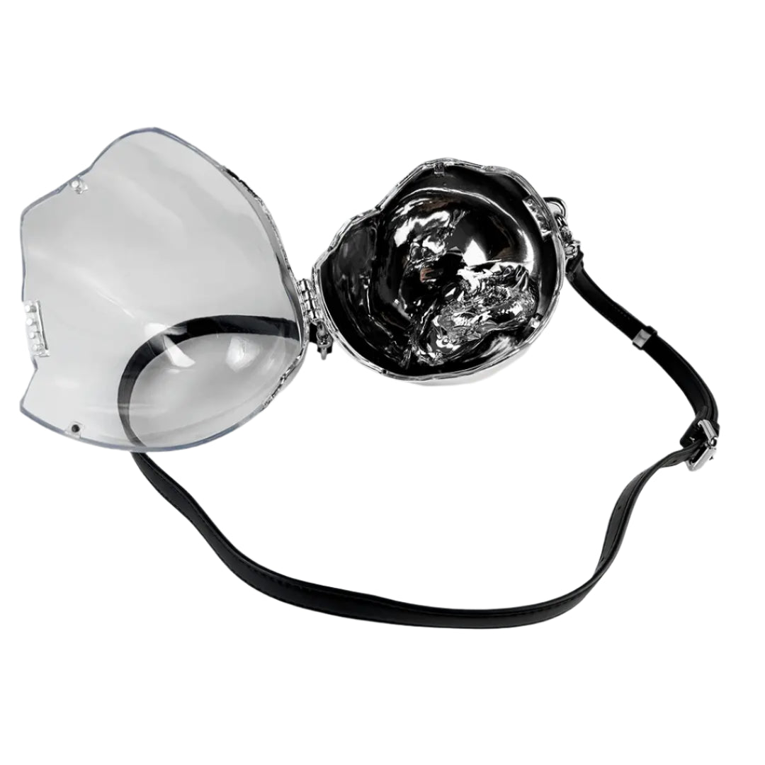 bag, dragon egg, silver, xtended identity