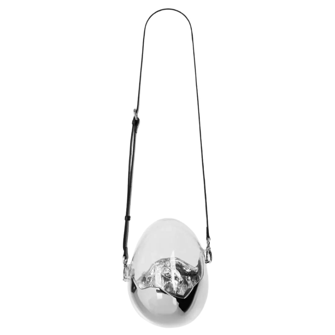 bag, dragon egg, silver, xtended identity