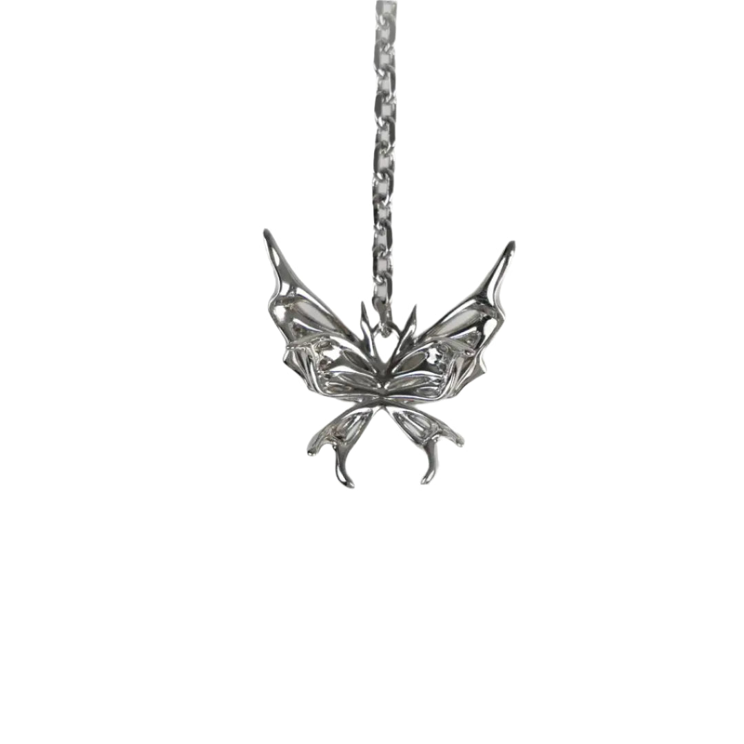 necklace, flutter, silver, xtended identity