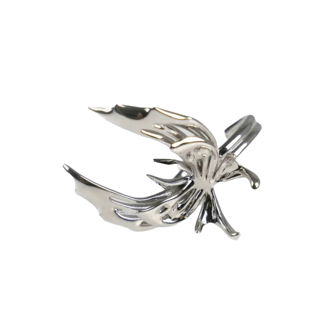ring, flutter, silver, xtended identity