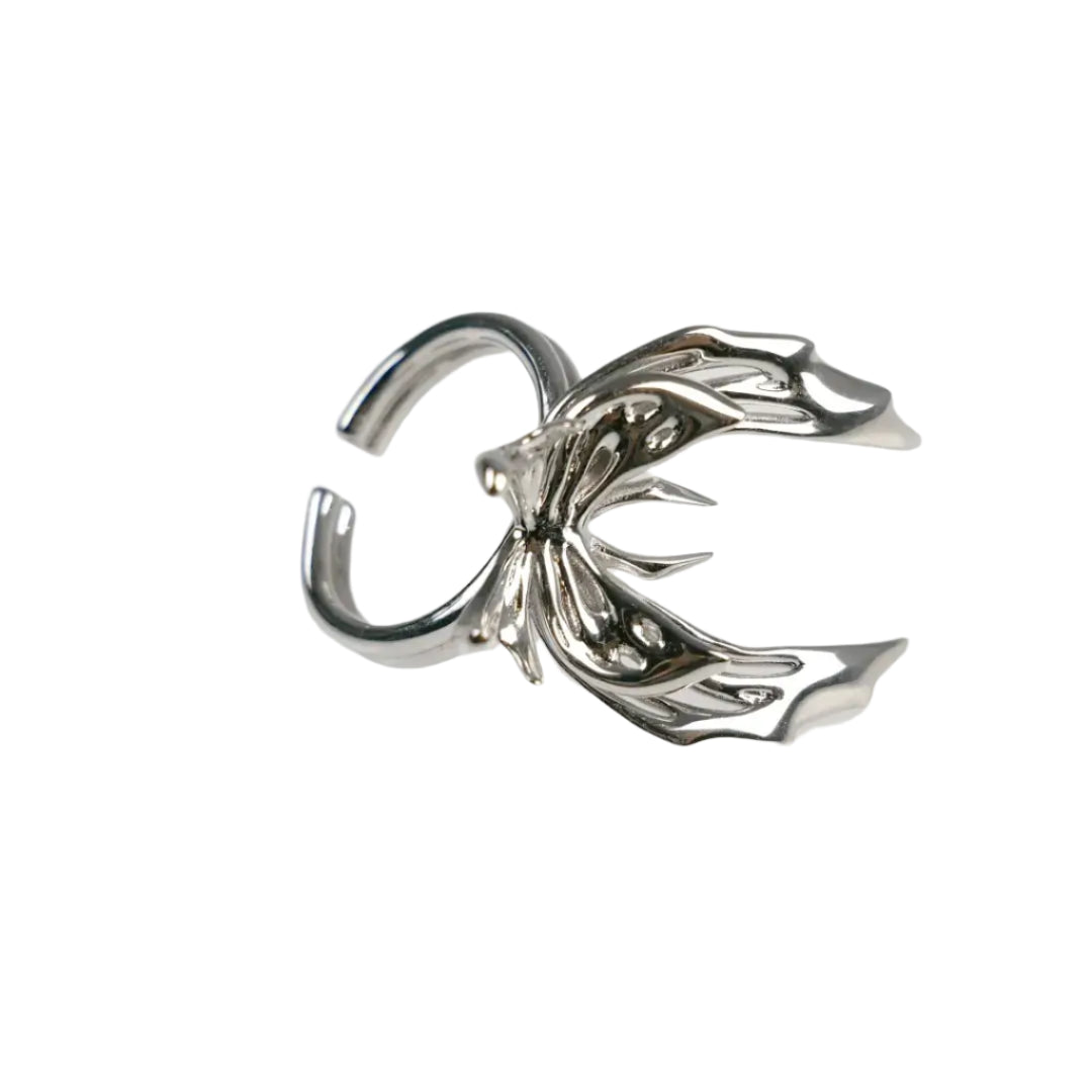 ring, flutter, silver, xtended identity