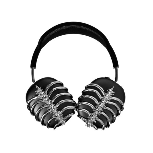 airpods cover, airpods max cover, future millionaire's diamond, silver, xtended identity
