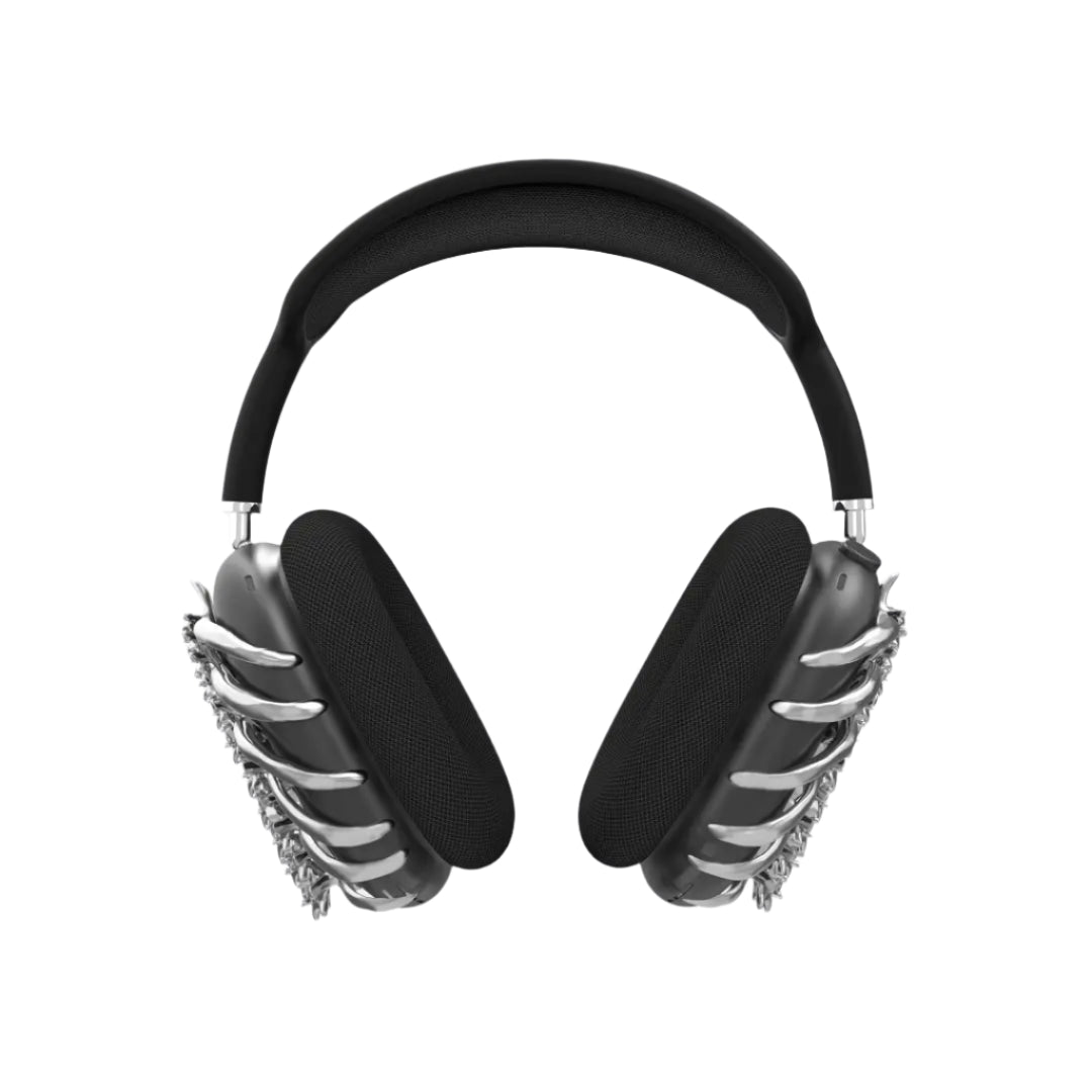 airpods cover, airpods max cover, future millionaire's diamond, silver, xtended identity