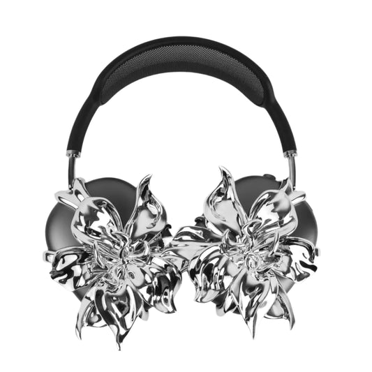 airpods cover, airpods max cover, gardenia, silver, xtended identity