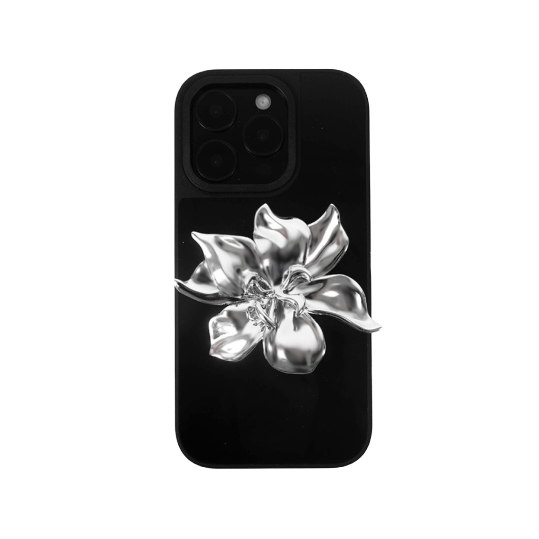 iphone case, gardenia, silver, black, xtended dentity