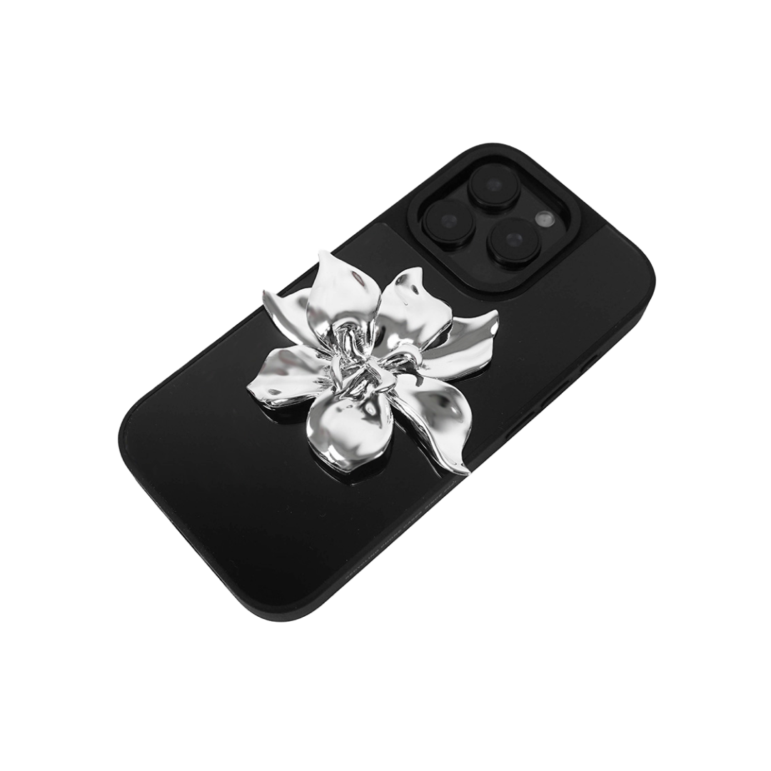 iphone case, gardenia, silver, black, xtended dentity