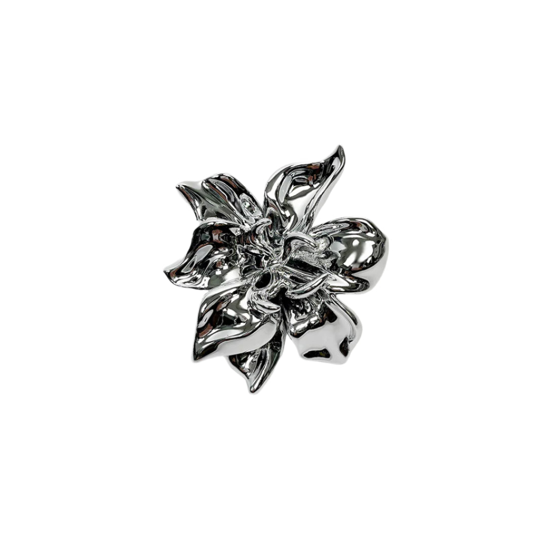 ring, gardenia, flower, silver, xtended identity, 3D printing