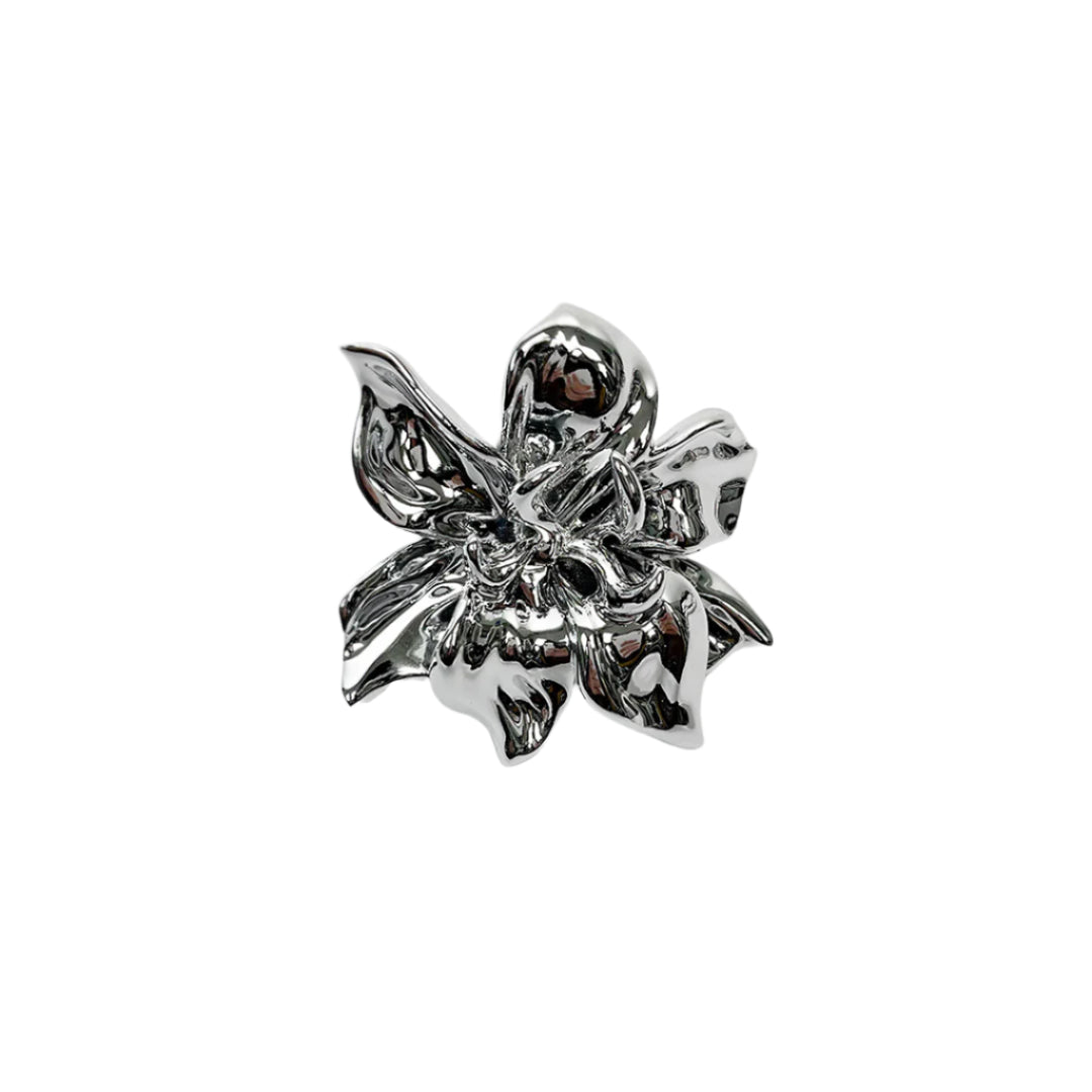 ring, gardenia, flower, silver, xtended identity, 3D printing