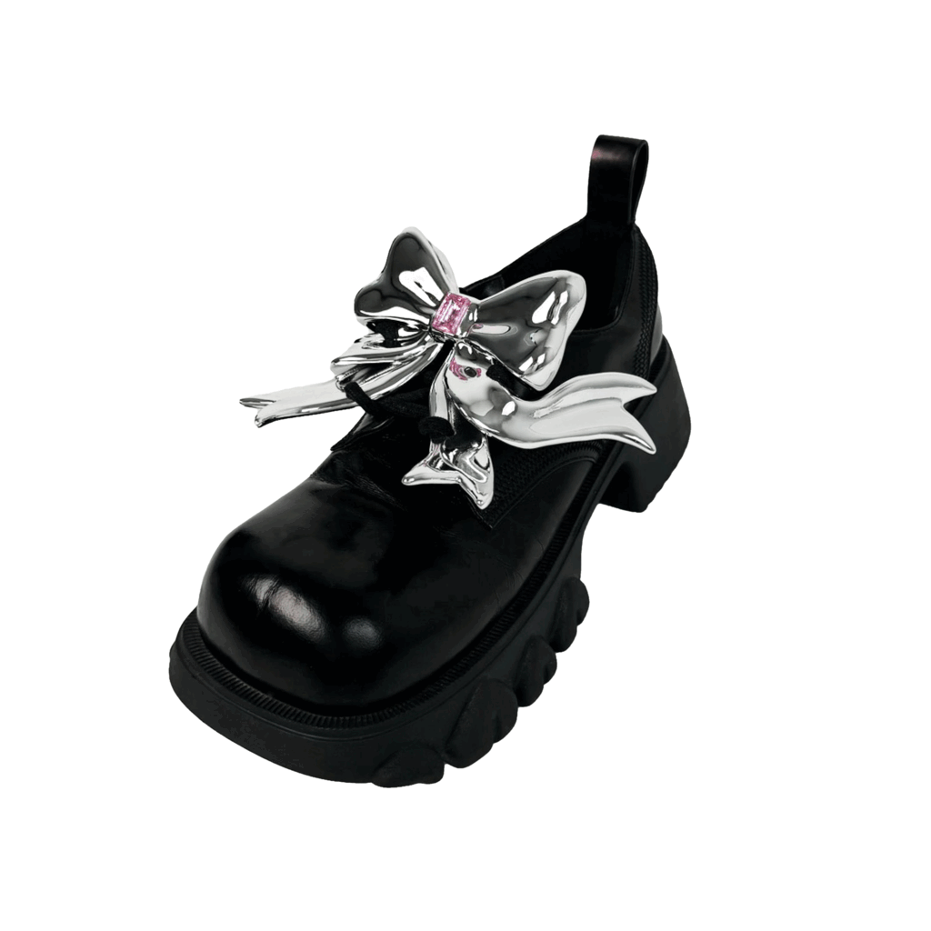 shoelry, gem, bow, pink, purple, xtended identity, 3D printing