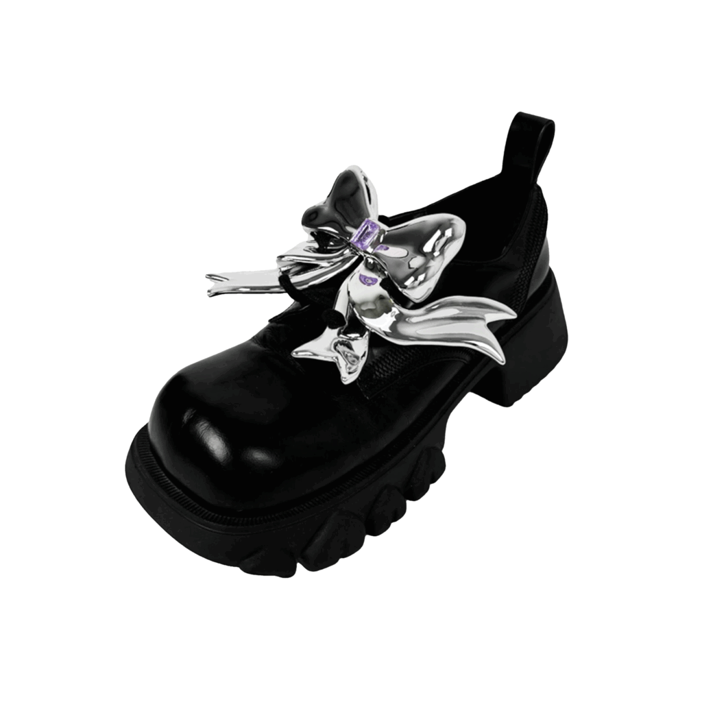 shoelry, gem, bow, pink, purple, xtended identity, 3D printing