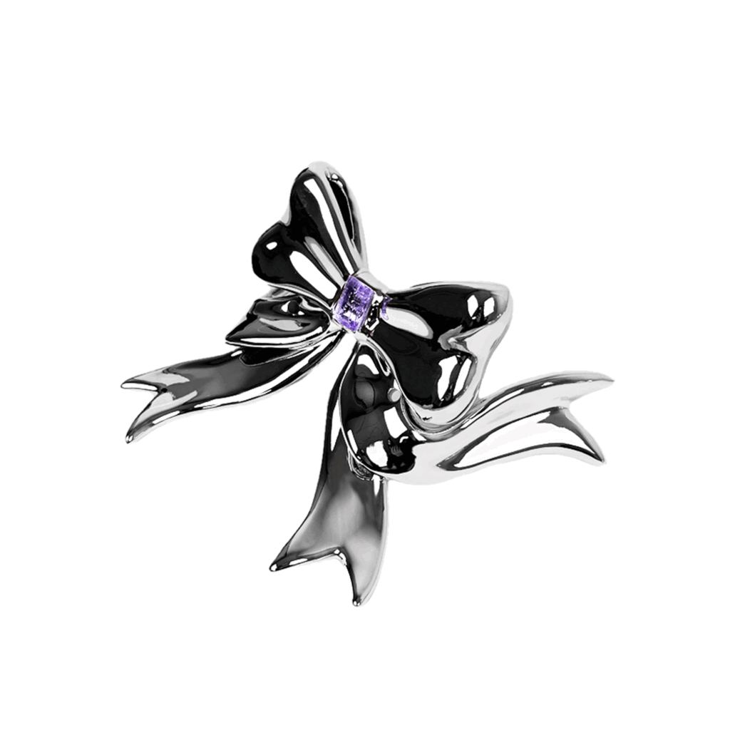 shoelry, gem, bow, pink, purple, xtended identity, 3D printing