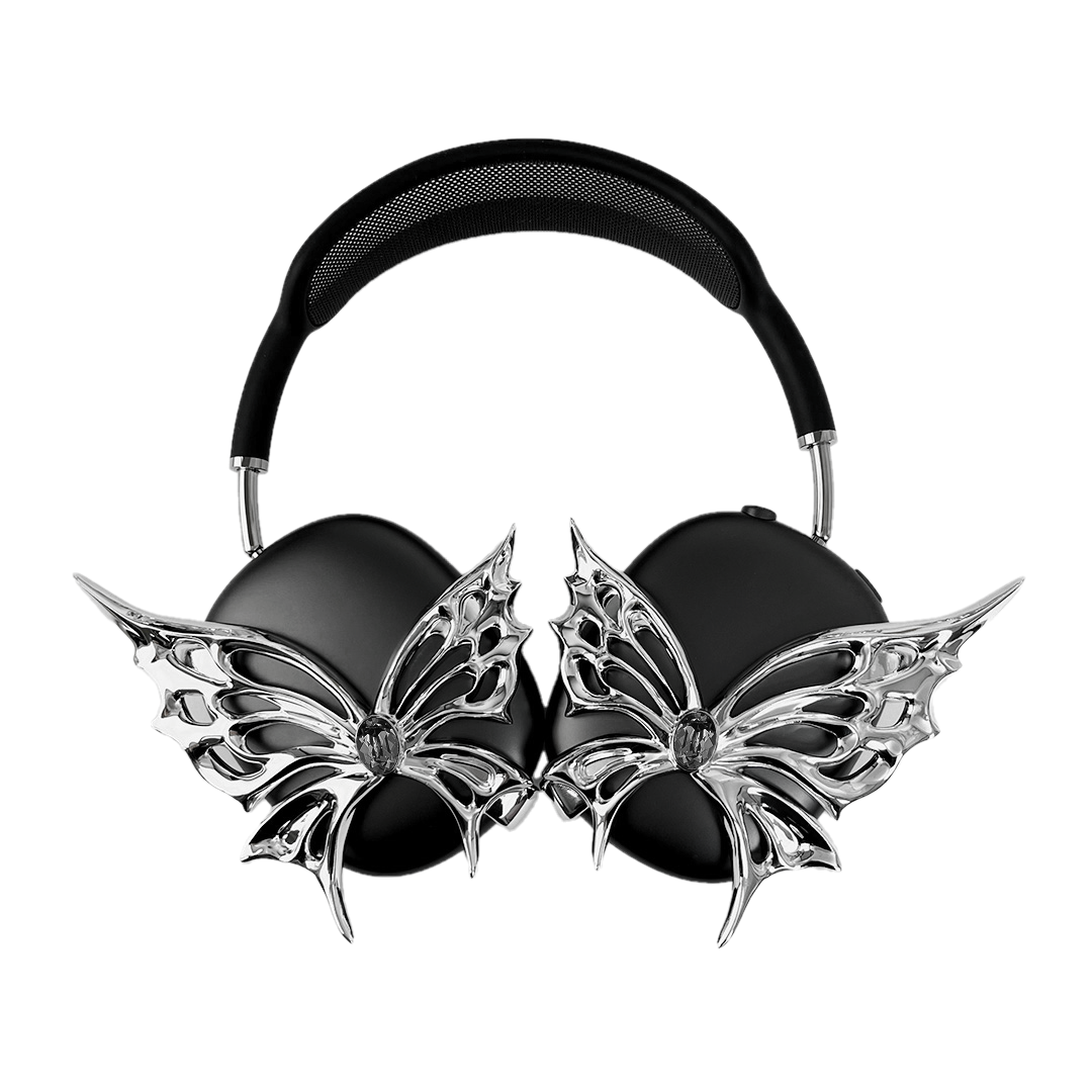 airpods cover, airpods max cover, gem, butterfly, blue, pink, purple, white, black, xtended identity