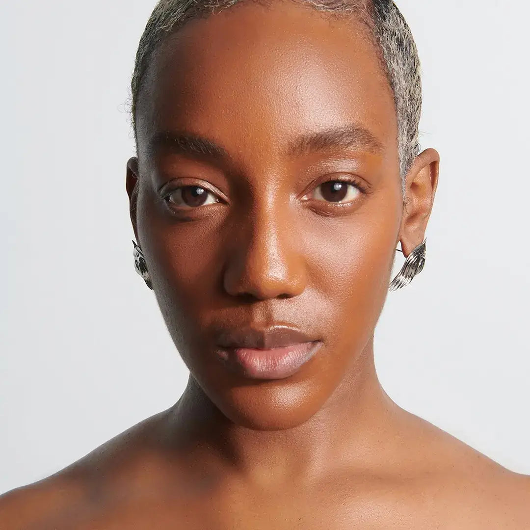 earrings, wing, silver, xtended identity