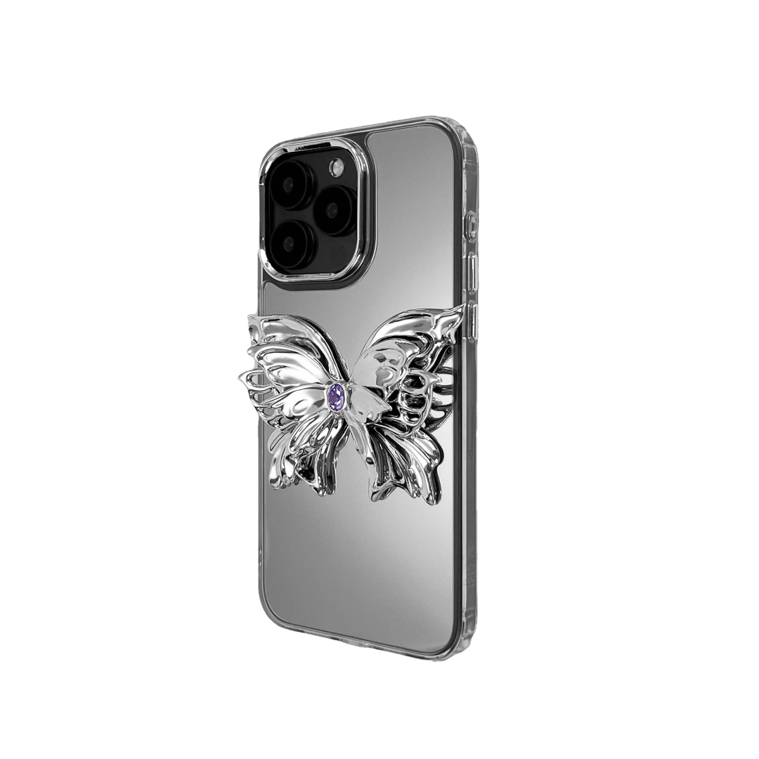 iphone case, butterfly, gem, pink, blue, purple, white, black, green, gold, xtended identity, 3d printing