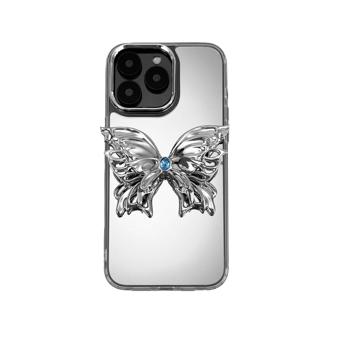 iphone case, butterfly, gem, pink, blue, purple, white, black, green, gold, xtended identity, 3d printing