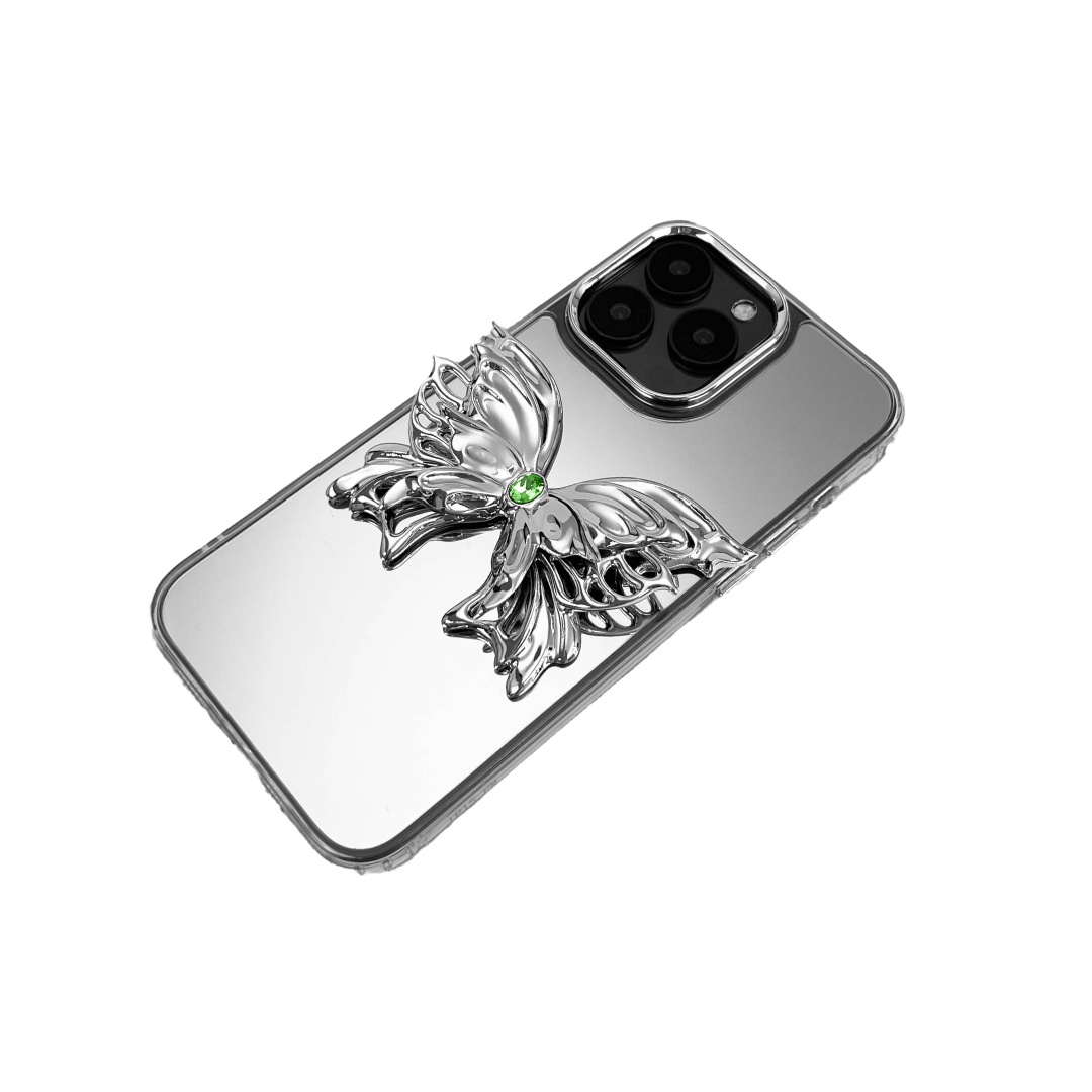 iphone case, butterfly, gem, pink, blue, purple, white, black, green, gold, xtended identity, 3d printing