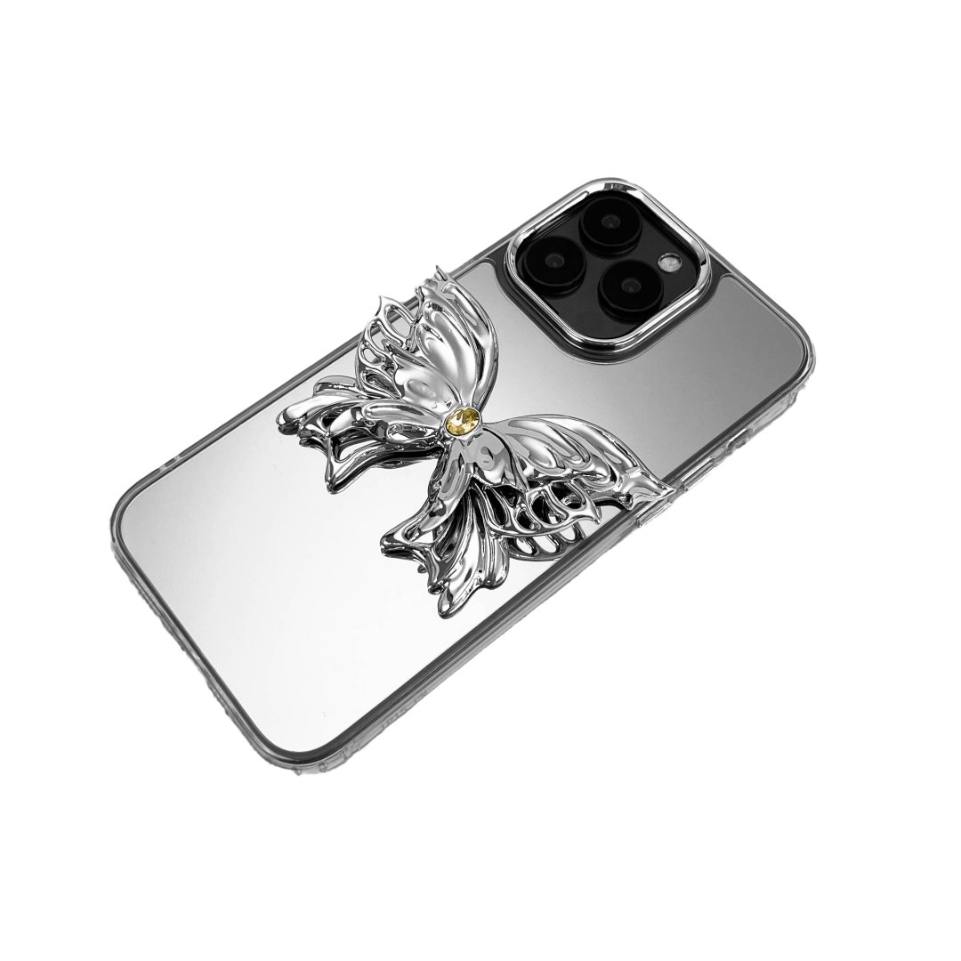 iphone case, butterfly, gem, pink, blue, purple, white, black, green, gold, xtended identity, 3d printing