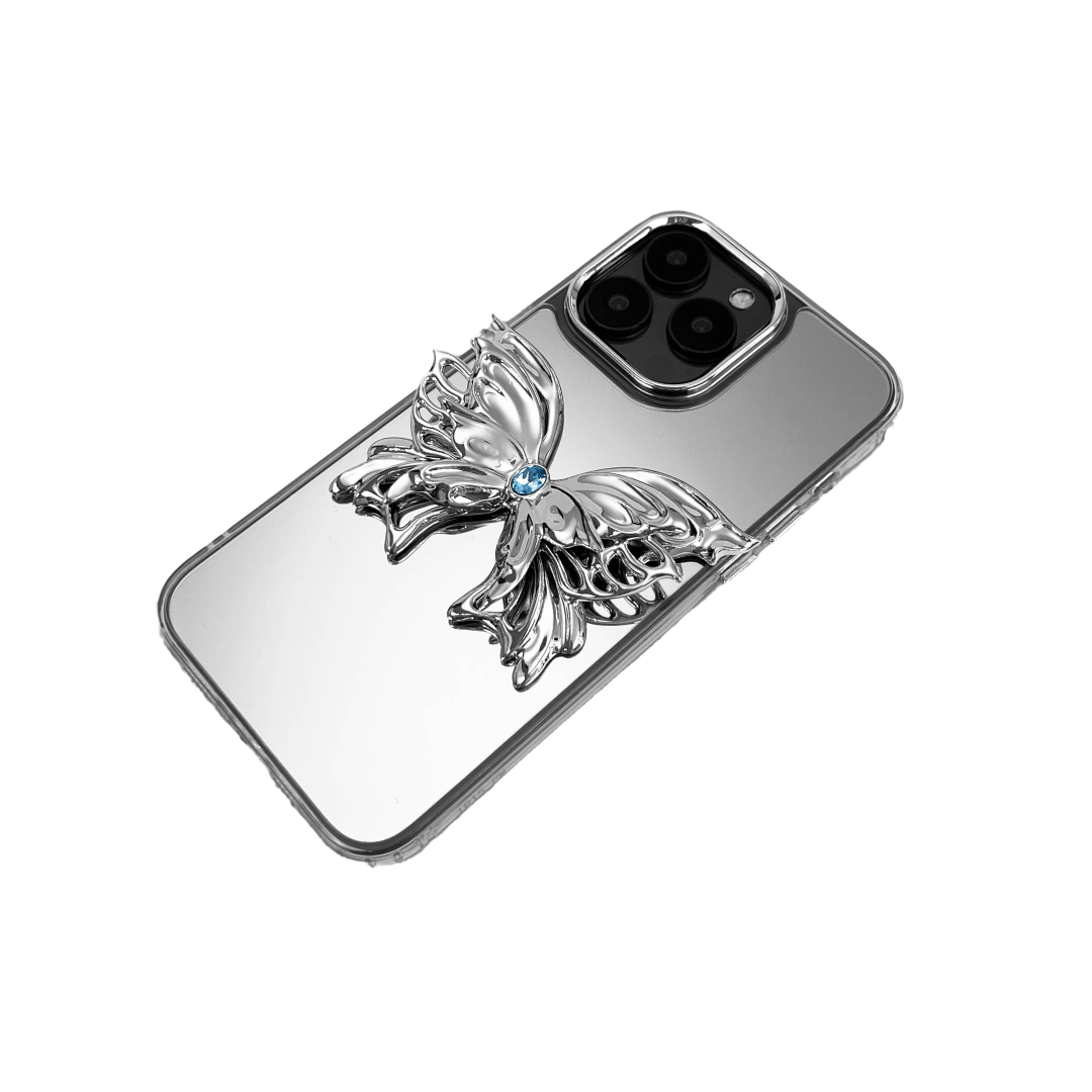 iphone case, butterfly, gem, pink, blue, purple, white, black, green, gold, xtended identity, 3d printing
