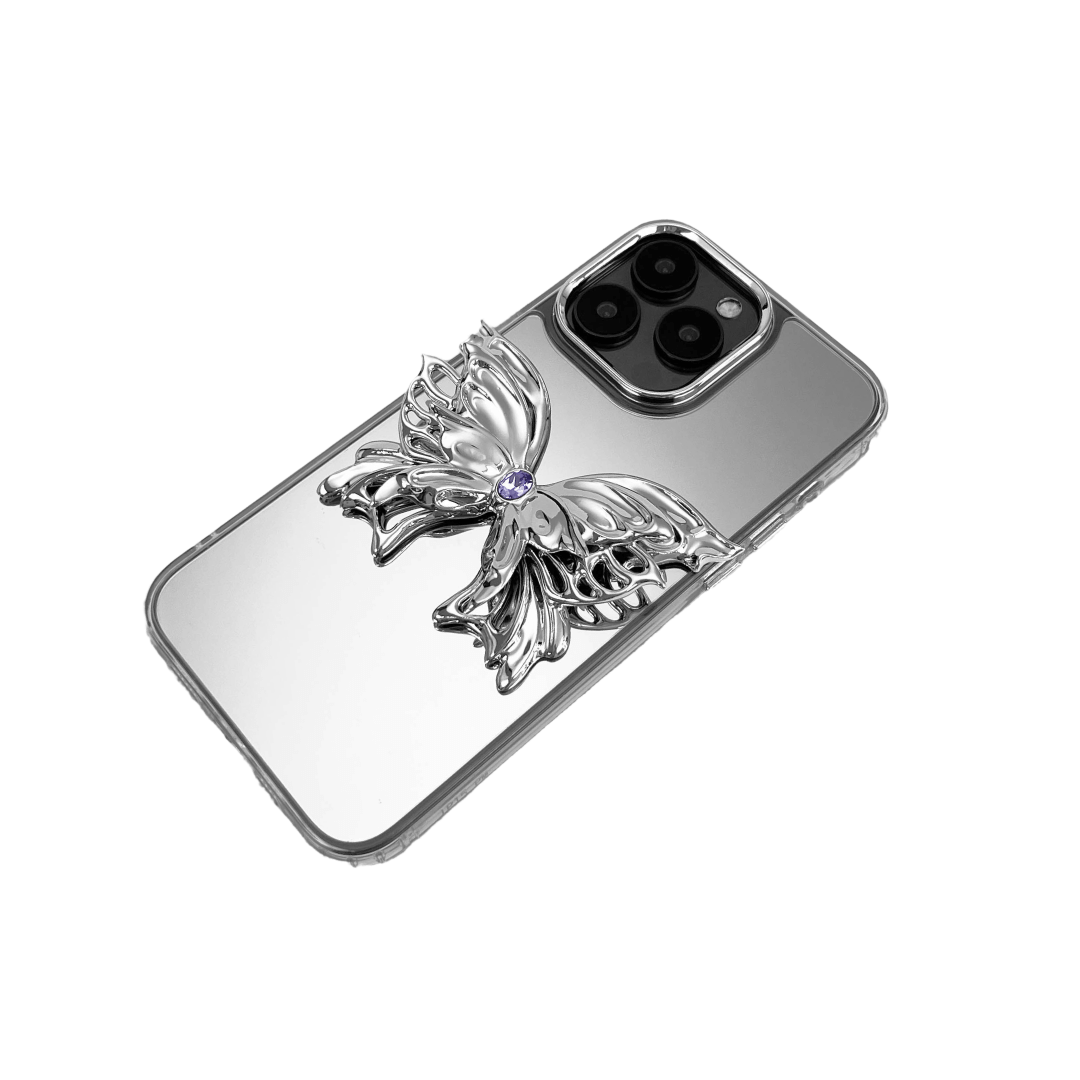 iphone case, butterfly, gem, pink, blue, purple, white, black, green, gold, xtended identity, 3d printing