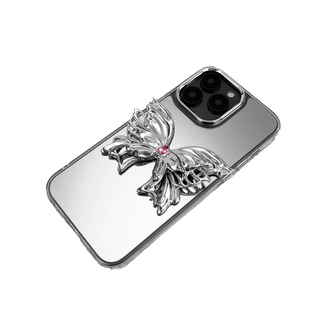 iphone case, butterfly, gem, pink, blue, purple, white, black, green, gold, xtended identity, 3d printing
