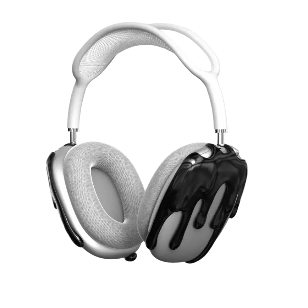airpods max アクセサリー カバー ケース メルトデザイン モルテンメタルヘッドフォンカバー | スタイリッシュなAirPods