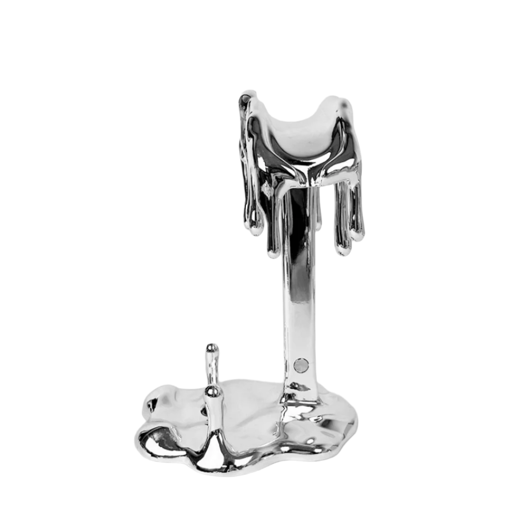 airpods max stand, melted, silver, xtended identity