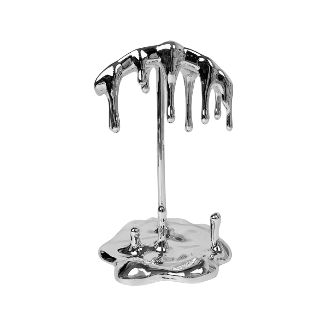 airpods max stand, melted, silver, xtended identity