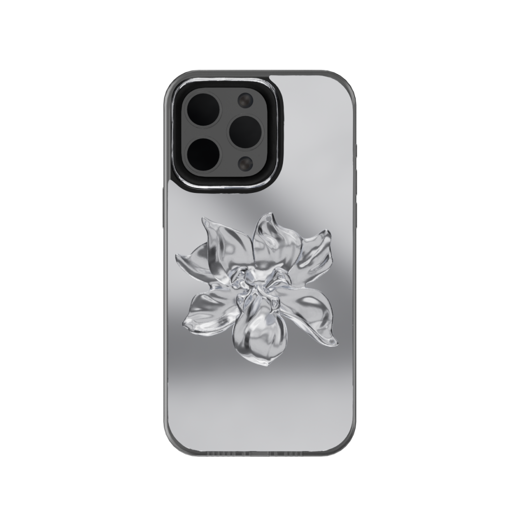 iphone case, gardenia, silver, black, xtended dentity