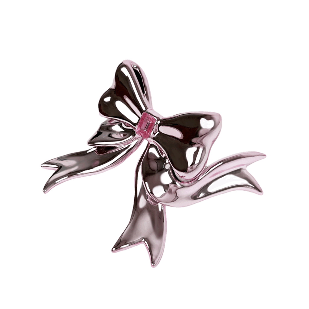 shoelry, gem, bow, pink, xtended identity, 3D printing