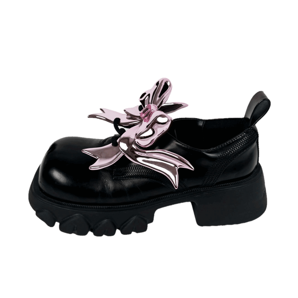 shoelry, gem, bow, pink, xtended identity, 3D printing