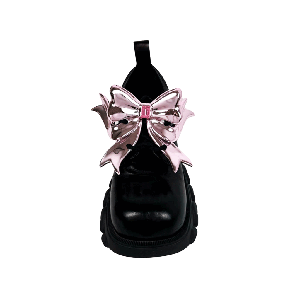 shoelry, gem, bow, pink, xtended identity, 3D printing