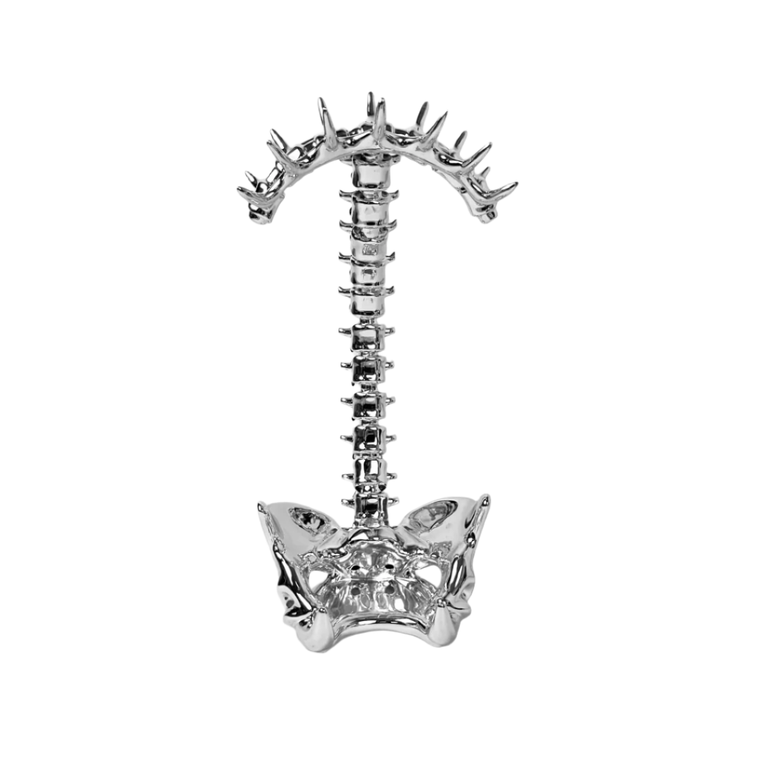 airpods max stand, skeleton, silver, xtended identity